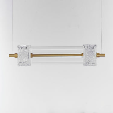 ET2 Elysian 2-Light LED Pendant Natural Aged Brass