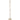ET2 Elysian 4-Light LED Floor Lamp Natural Aged Brass
