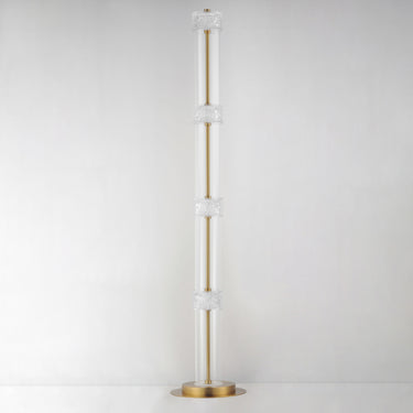 ET2 Elysian 4-Light LED Floor Lamp Natural Aged Brass