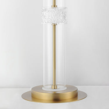 ET2 Elysian 4-Light LED Floor Lamp Natural Aged Brass