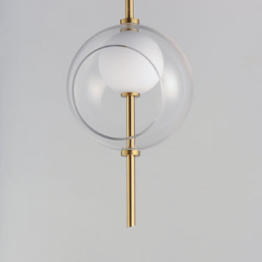 ET2 Martini 8" LED Pendant Natural Aged Brass