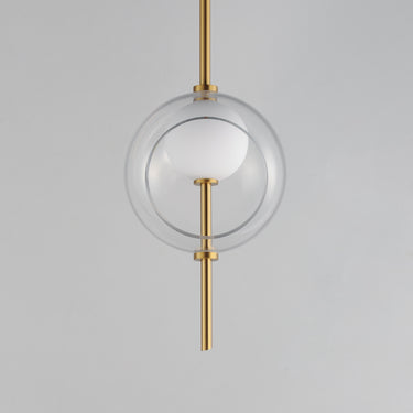 ET2 Martini 8" LED Pendant Natural Aged Brass