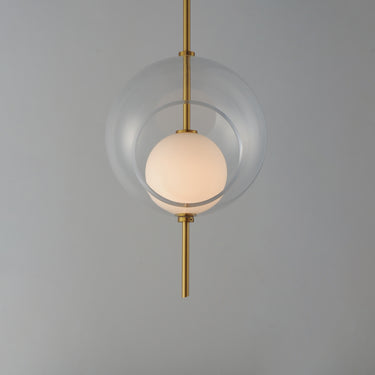 ET2 Martini 12" LED Pendant Natural Aged Brass