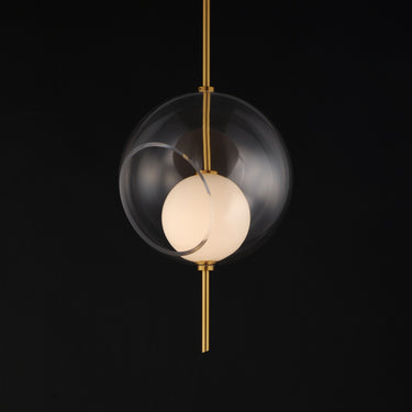 ET2 Martini 12" LED Pendant Natural Aged Brass