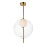 ET2 Martini 16" LED Pendant Natural Aged Brass