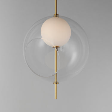 ET2 Martini 16" LED Pendant Natural Aged Brass