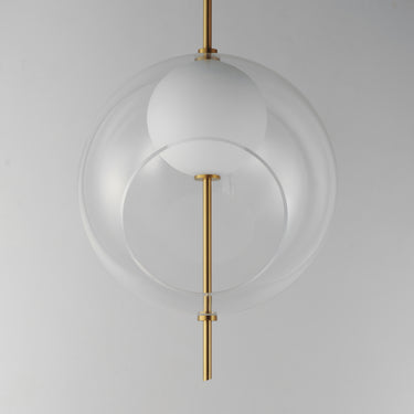 ET2 Martini 16" LED Pendant Natural Aged Brass