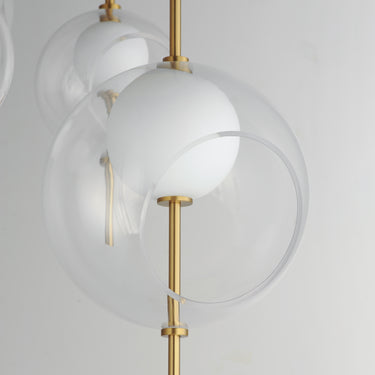 ET2 Martini 4-Light LED Pendant Natural Aged Brass