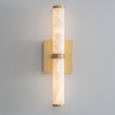 ET2 Aragon 17" Bath Vanity White Alabaster/Gold