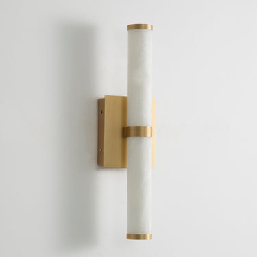 ET2 Aragon alabaster cylinder bath vanity light, 17 in, alternate view