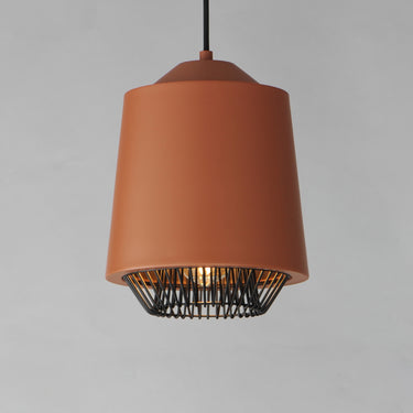 ET2 Phoenix 9" LED Pendant Brick/Black