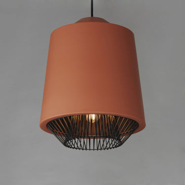 ET2 Phoenix 16" LED Pendant Brick/Black