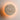 ET2 Discus backlit stone outdoor wall light, 7 in Travertine / Antique Bronze, alternate view