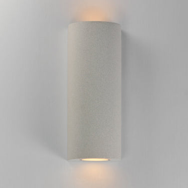 ET2 Pilar 2-Light LED Outdoor Wall Sconce Cylinder Sandstone
