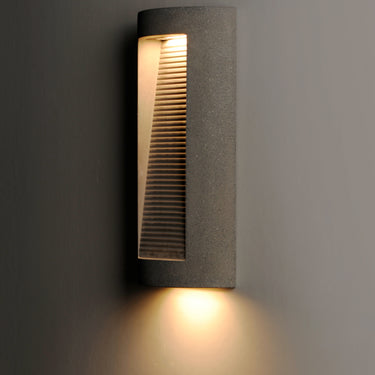 ET2 Boardwalk Medium LED Outdoor Wall Sconce Greystone