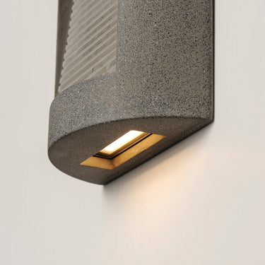 ET2 Boardwalk Medium LED Outdoor Wall Sconce Greystone