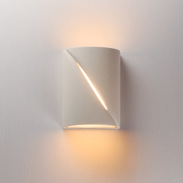 ET2 Puff 8" LED Outdoor Wall Sconce Chaulk White