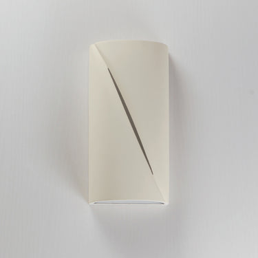 ET2 Puff 12" LED Outdoor Wall Sconce Chaulk White