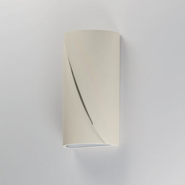 ET2 Puff 12" LED Outdoor Wall Sconce Chaulk White