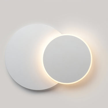 ET2 Revolver rotating halo wall sconce, Matte White, alternate view