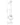 ET2 Bombona glass cylinder pendant line drawing with dimensions
