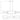 ET2 Link chain link pendant line drawing with dimensions