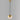 ET2 Half Moon Medium LED Pendant Metallic Gold
