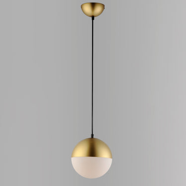 ET2 Half Moon Medium LED Pendant Metallic Gold