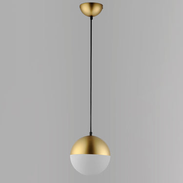 ET2 Half Moon Medium LED Pendant Metallic Gold