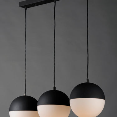 ET2 Half Moon 3-Light LED Pendant Black