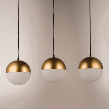 ET2 Half Moon 3-Light LED Pendant Metallic Gold
