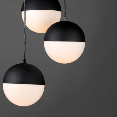 ET2 Half Moon 3-Light LED Pendant Black