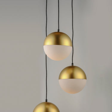 ET2 Half Moon 3-Light LED Pendant Metallic Gold