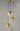 ET2 Half Moon 3-Light LED Pendant Metallic Gold