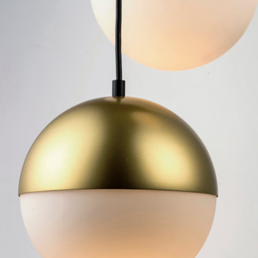 ET2 Half Moon 3-Light LED Pendant Metallic Gold