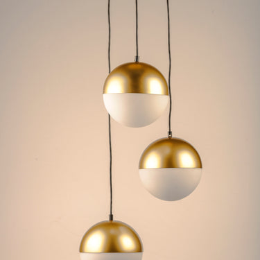 ET2 Half Moon 3-Light LED Pendant Metallic Gold