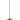 ET2 Half Moon Large LED Pendant Metallic Gold