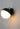 ET2 Half Moon satin glass dome wall sconce, Black, alternate view