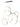 ET2 Union multi-light ring pendant, 46.75 x 4.75 in Multi-Plated, front view