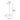 ET2 Stormy multi-light cluster pendant 7-Light line drawing with dimensions