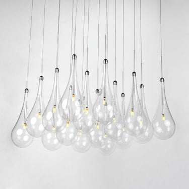 ET2 Larmes 16-Light LED Pendant Polished Chrome