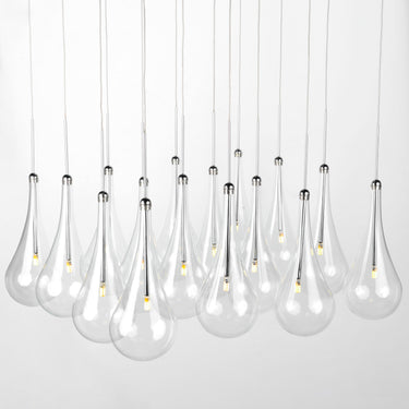 ET2 Larmes 16-Light LED Pendant Polished Chrome