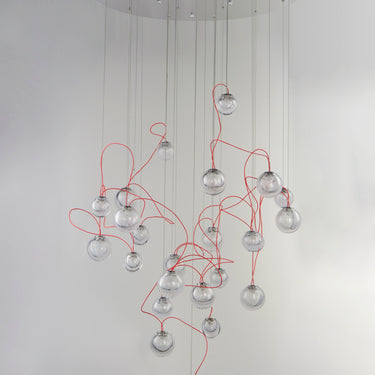 ET2 Bobble 24-Light LED Pendant Polished Chrome