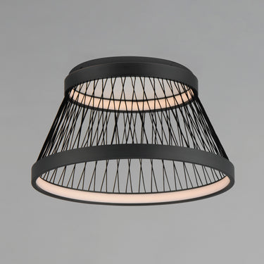 ET2 Loom 23" LED Flush Mount Black