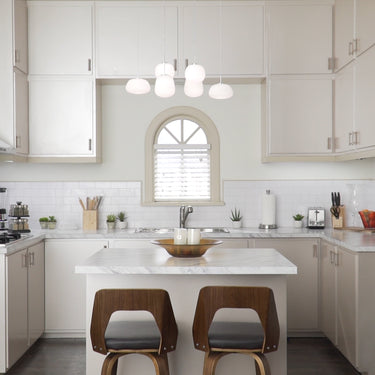 ET2 Puffs 6-Light LED Pendant White