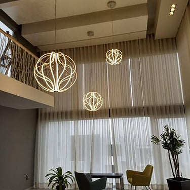 ET2 Aura 12" LED Pendant Polished Chrome
