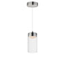 ET2 Highball Clear LED Mini Pendant Satin Nickel