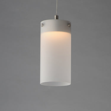 ET2 Highball Frosted LED Mini Pendant Satin Nickel
