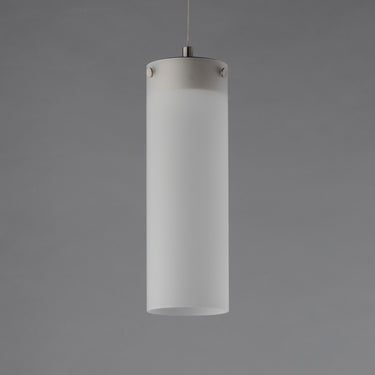 ET2 Highball Frosted LED Pendant Satin Nickel