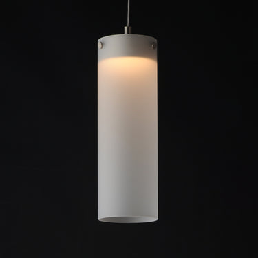 ET2 Highball Frosted LED Pendant Satin Nickel